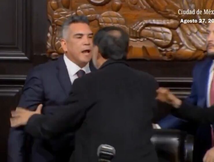 messico rissa in parlamento