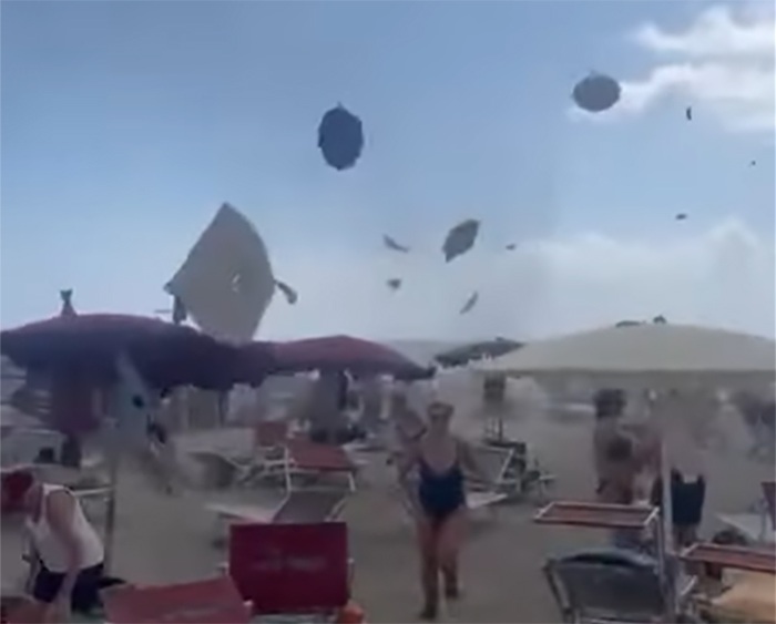 tromba d'aria maccarese