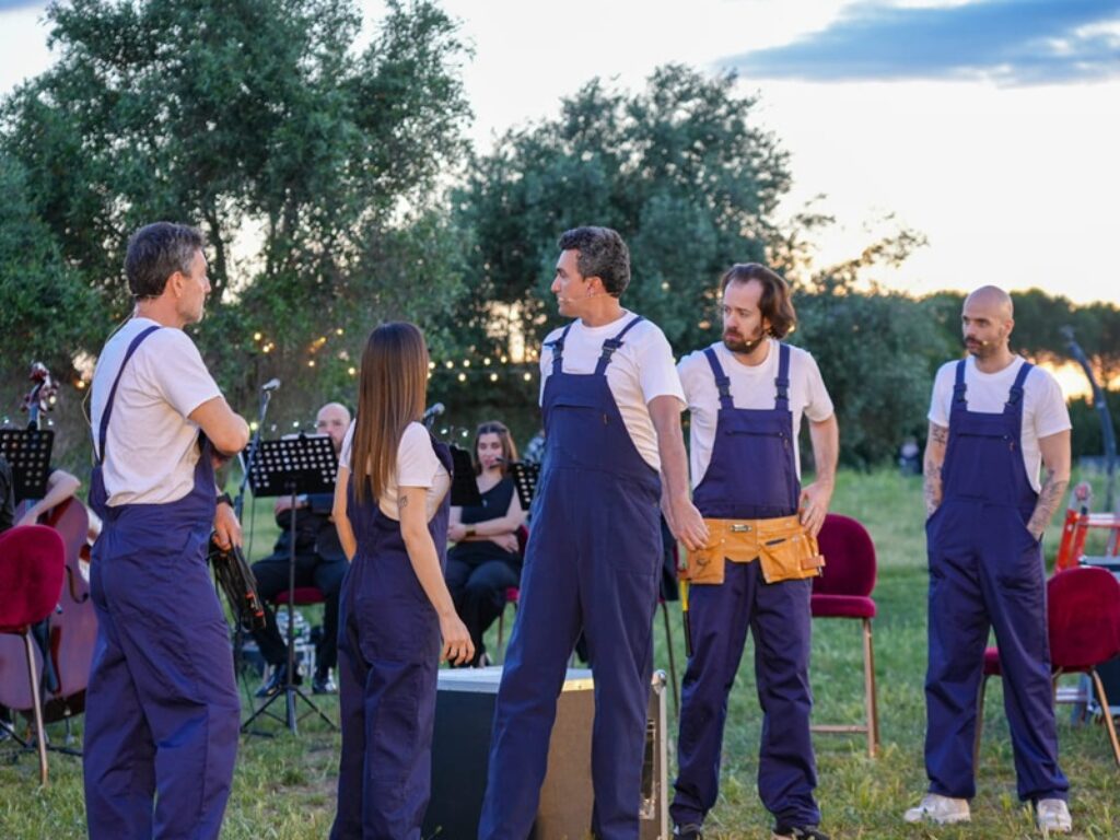 Operai all'Opera rigoletto