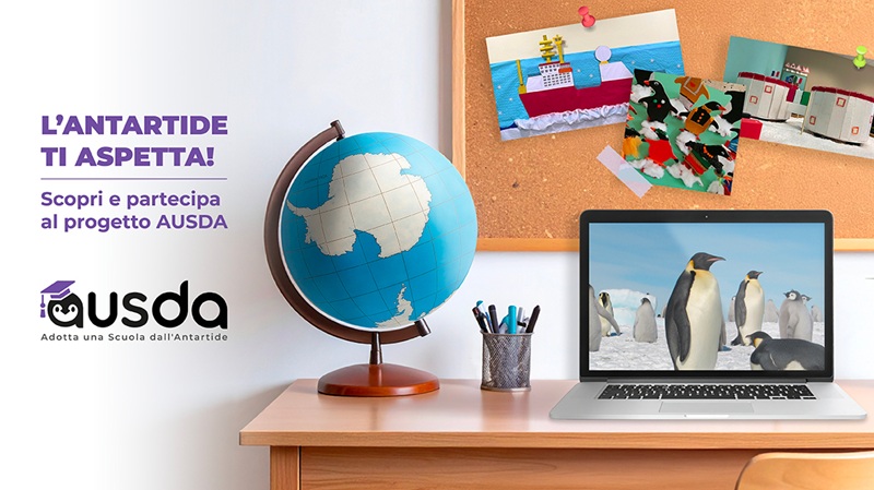 adotta una scuola dall'antartide