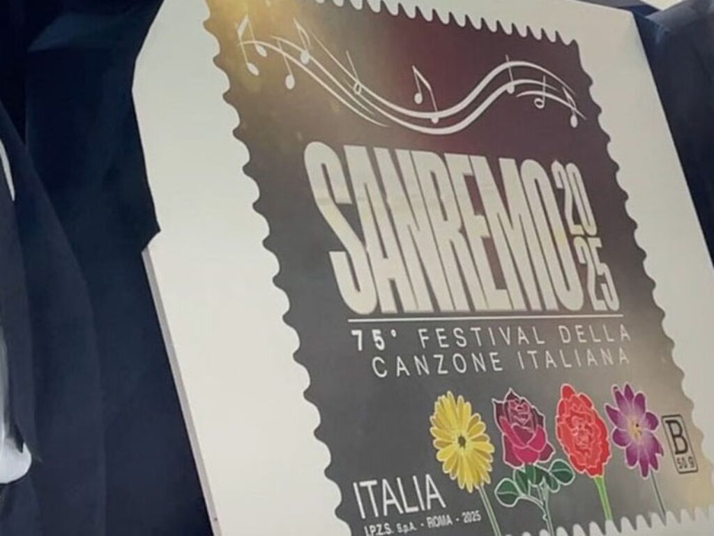 festival di sanremo francobollo