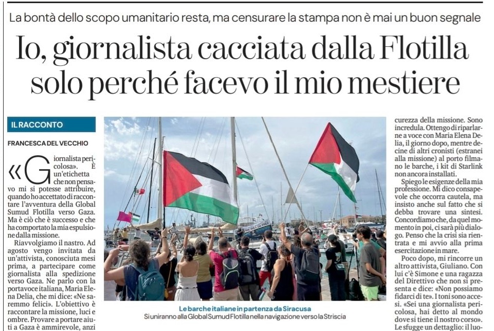 global sumud flotilla