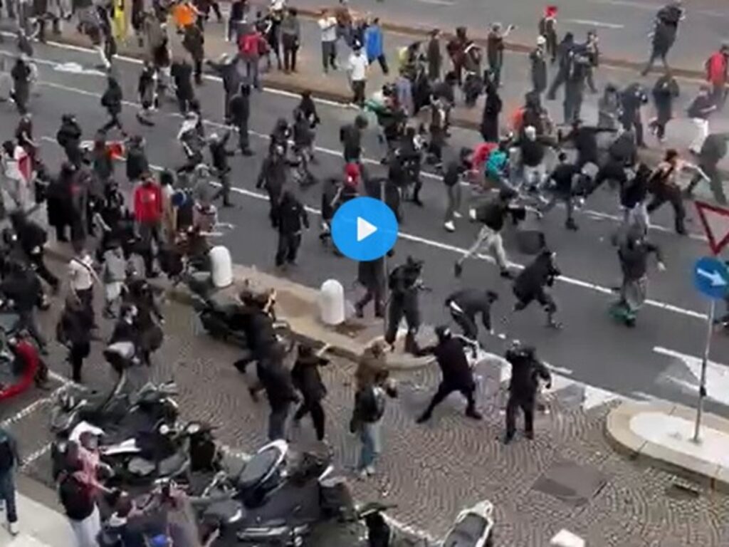scontri manifestazione milano pirellone