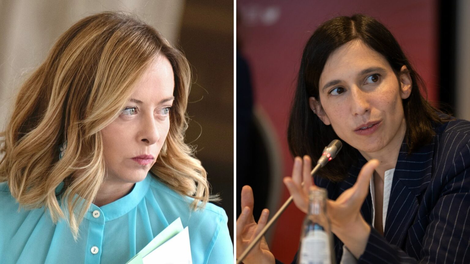 meloni e schlein