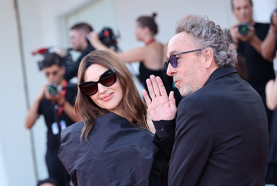monica bellucci e tim burton