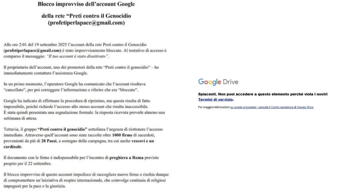 preti contro il genocidio