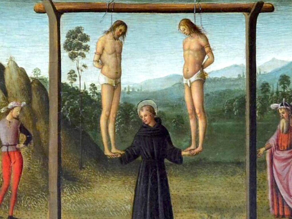 raffaello sanzio miracolo impiccati