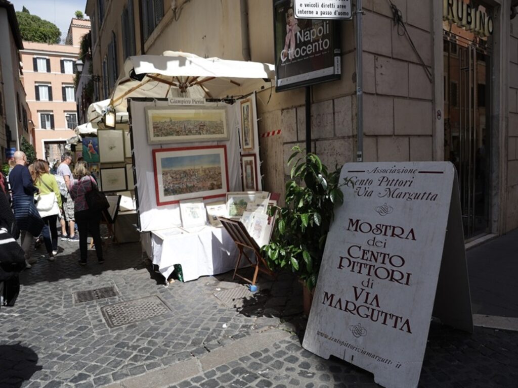 124° edizione 100 Pittori Via Margutta