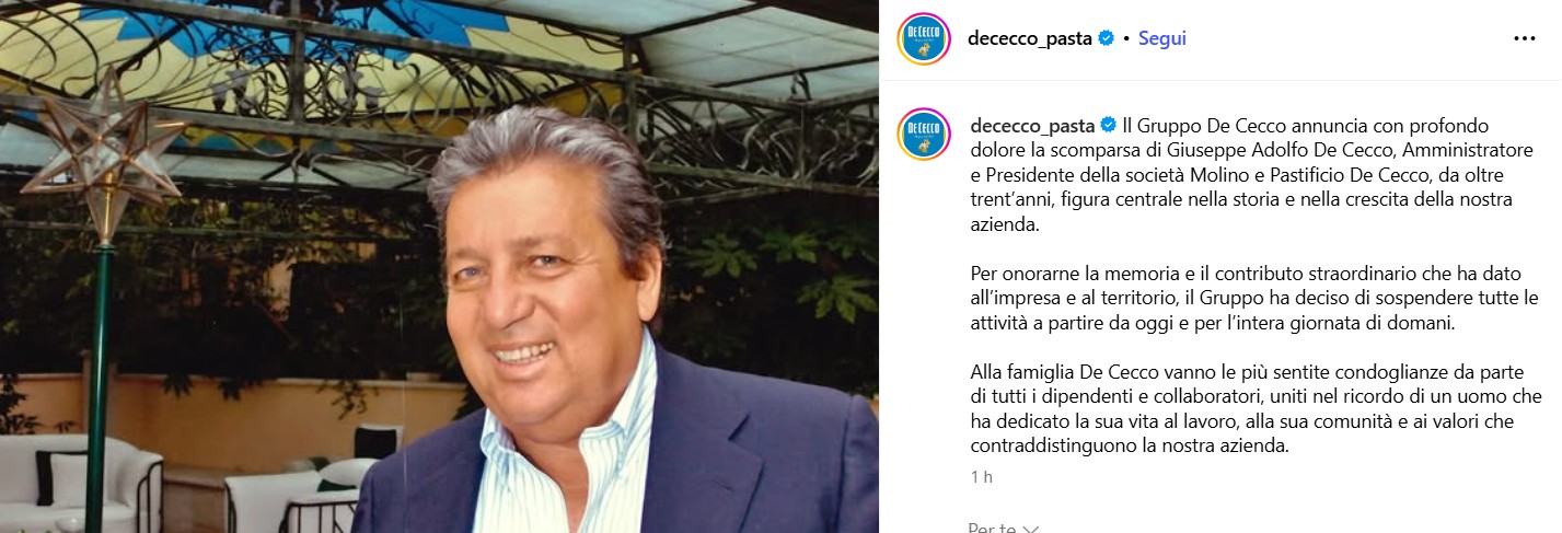 giuseppe adolfo de cecco