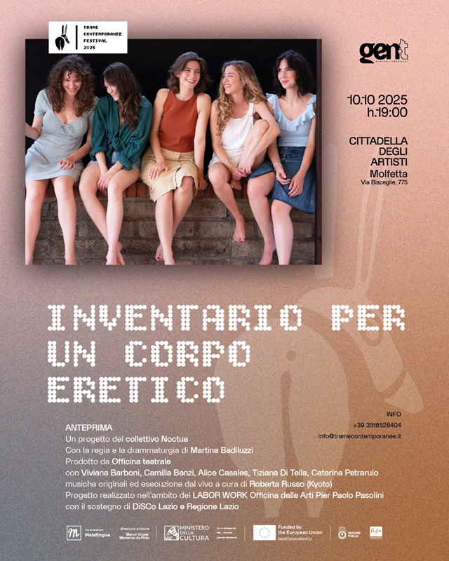 Inventario per un corpo eretico