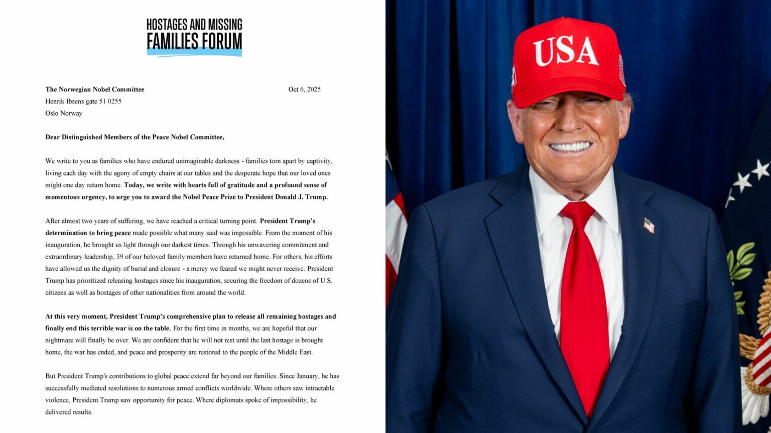 trump familiari ostaggi