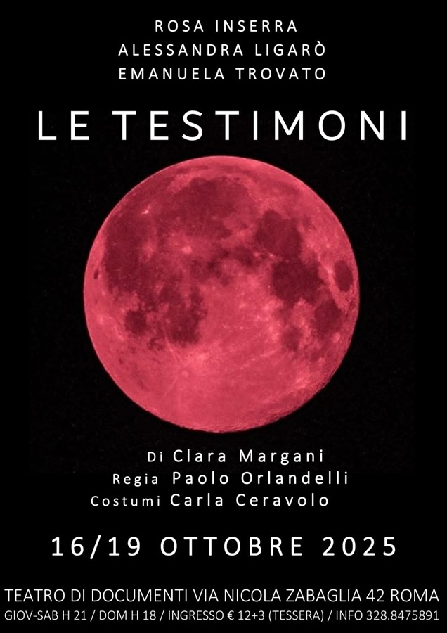 le testimoni locandina