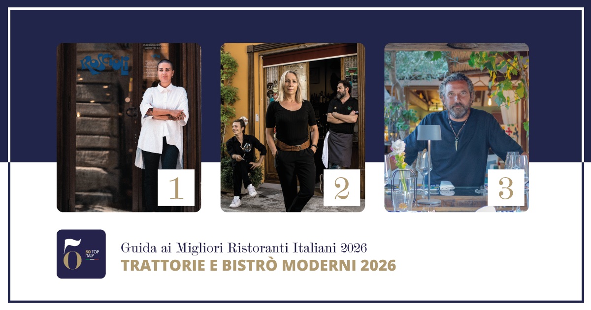 migliore Trattoria d’Italia per 50 Top Italy 2026