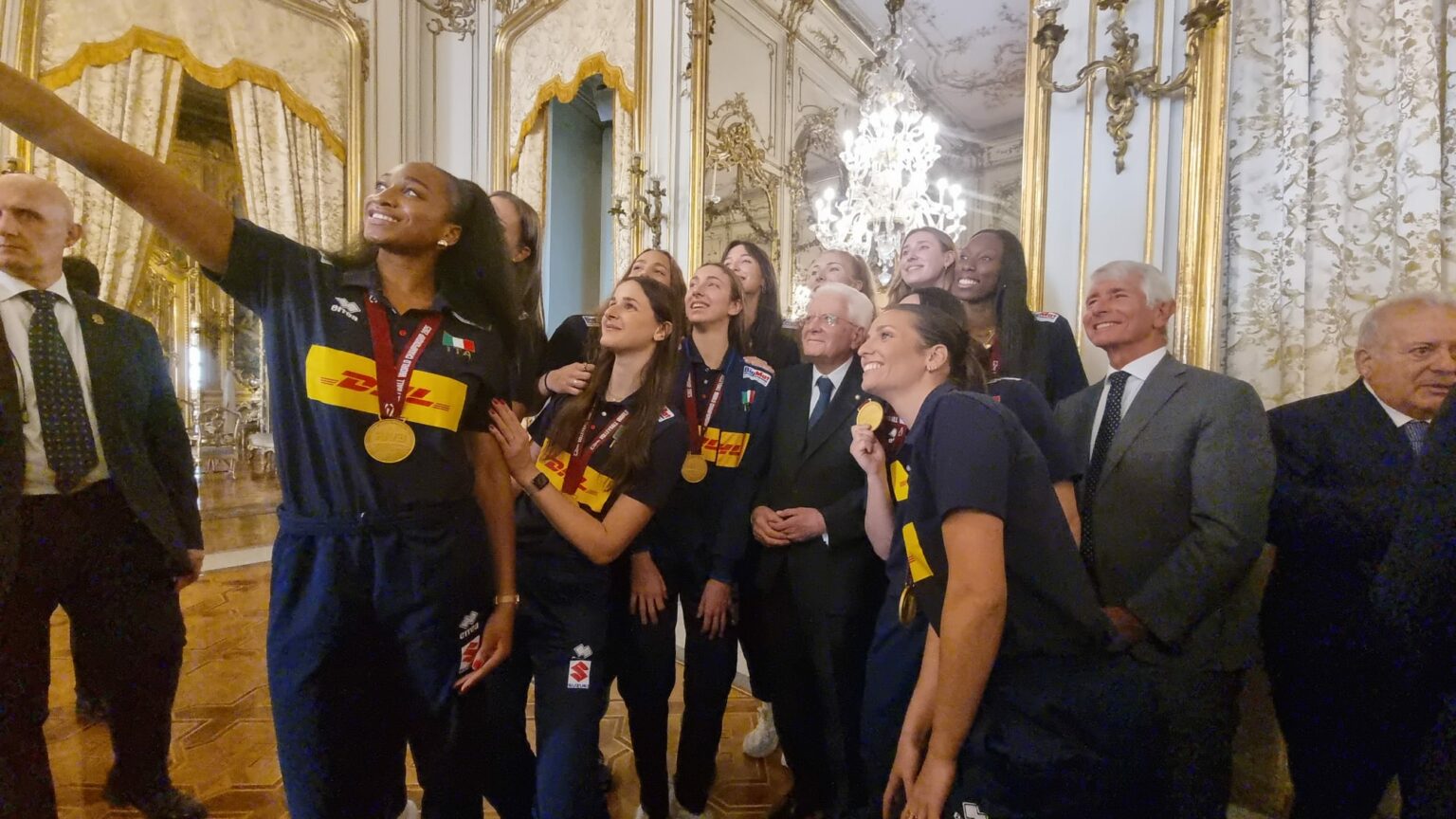 nazionale volley da mattarella