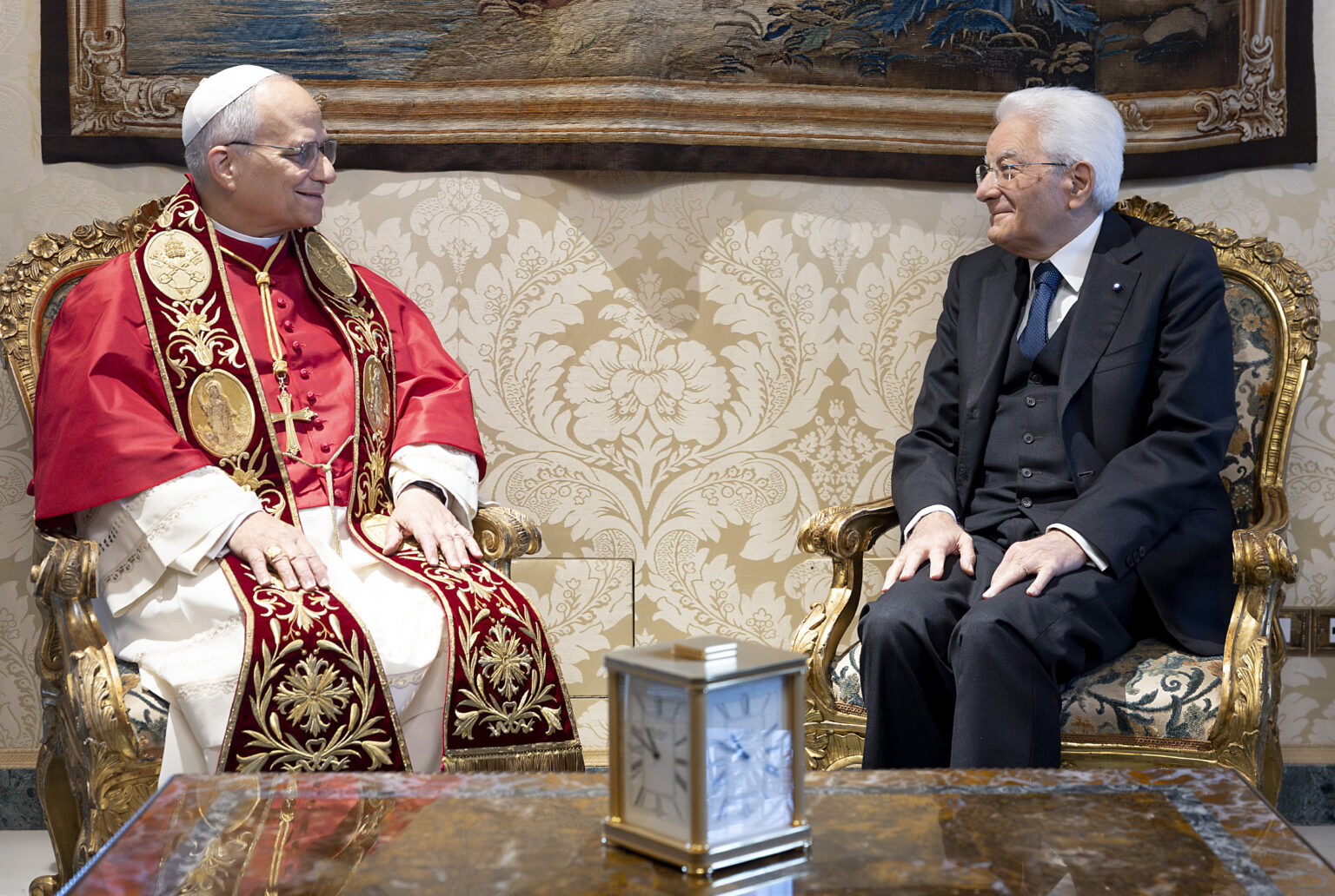 mattarella e papa leone xiv