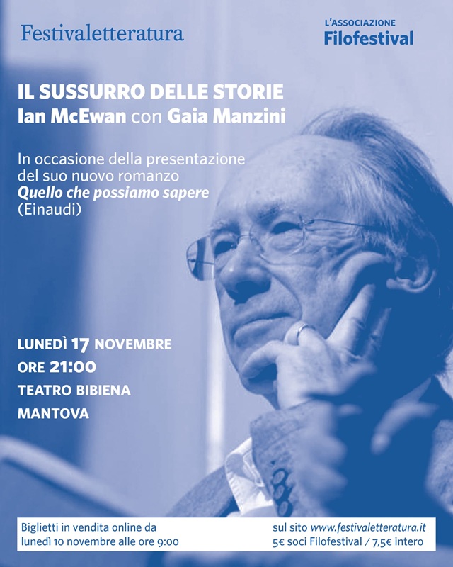 Ian McEwan al Teatro Bibiena