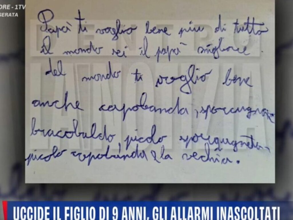lettera bimbo muggia