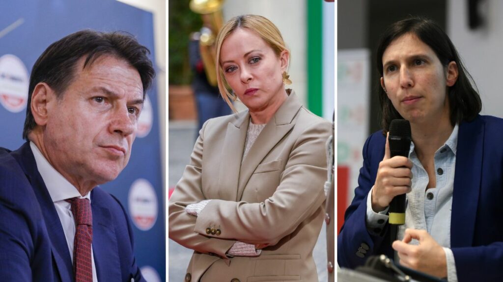 conte meloni schlein atreju