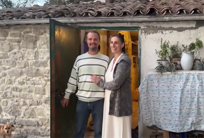 famiglia nel bosco vasto