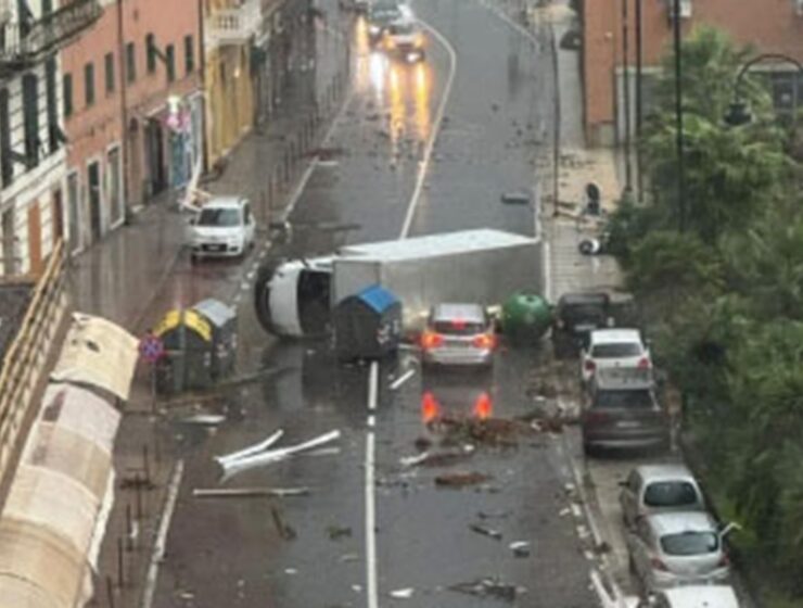 maltempo genova pegli
