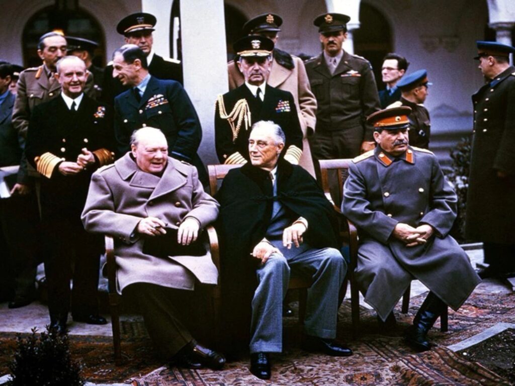 churchill roosvelt stalin