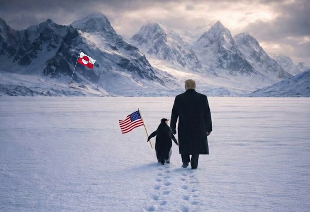 abbraccia il pinguino