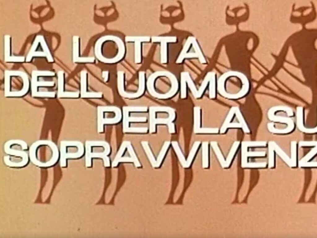 la lotta dell'uomo per la sua sopravvivenza