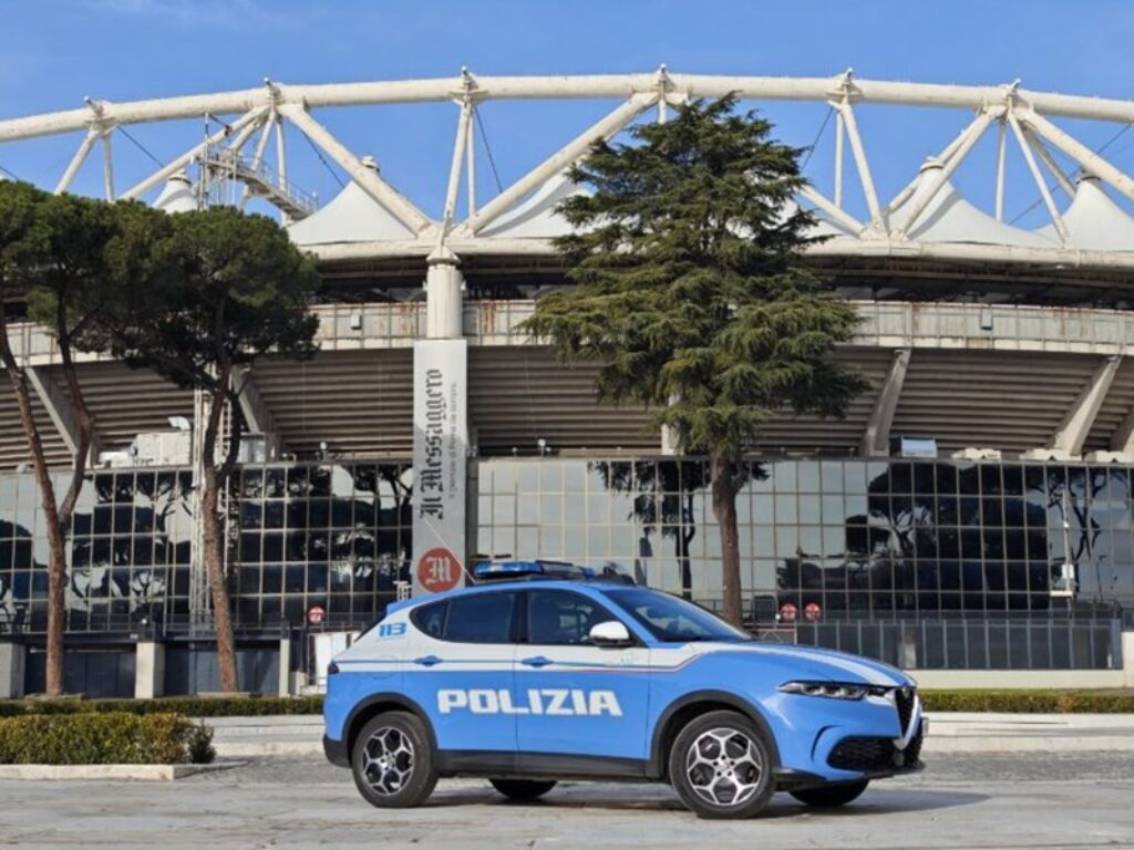 questura roma stoccarda calcio tifosi