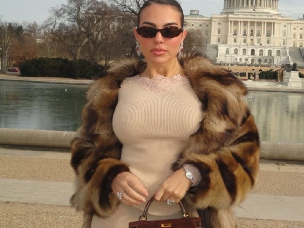 Elpidio Loffredo, stilista e founder del brand di moda luxury che porta il suo nome, veste Georgina Rodríguez, moglie di Cristiano Ronaldo