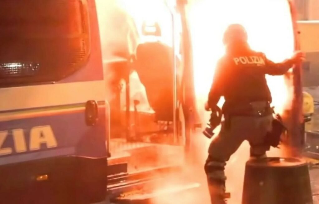 askatasuna corteo violenza polizia