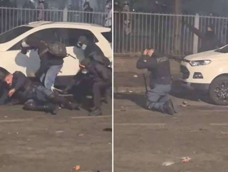 poliziotto aggredito torino askatasuna