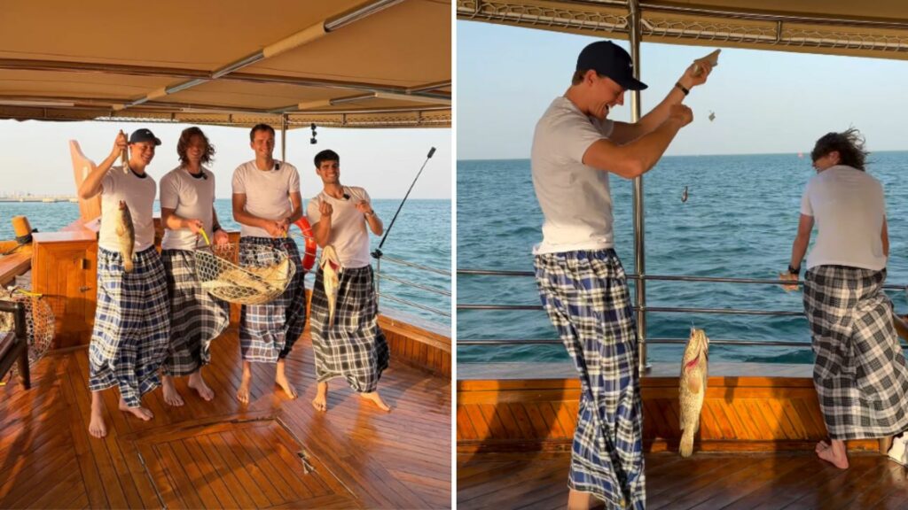 sinner alcaraz pesca