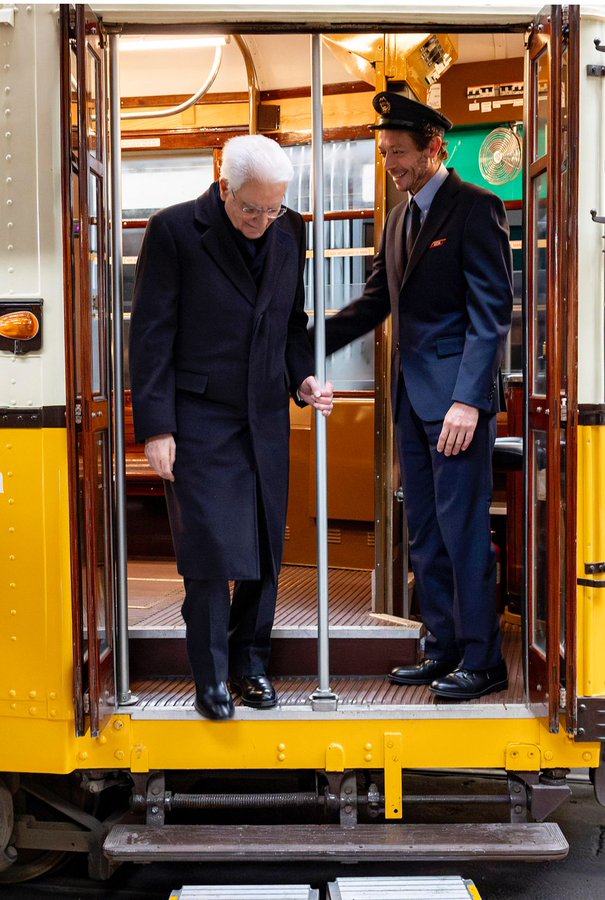 valentino rossi e mattarella tram