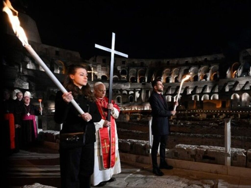 papa leone via crucis
