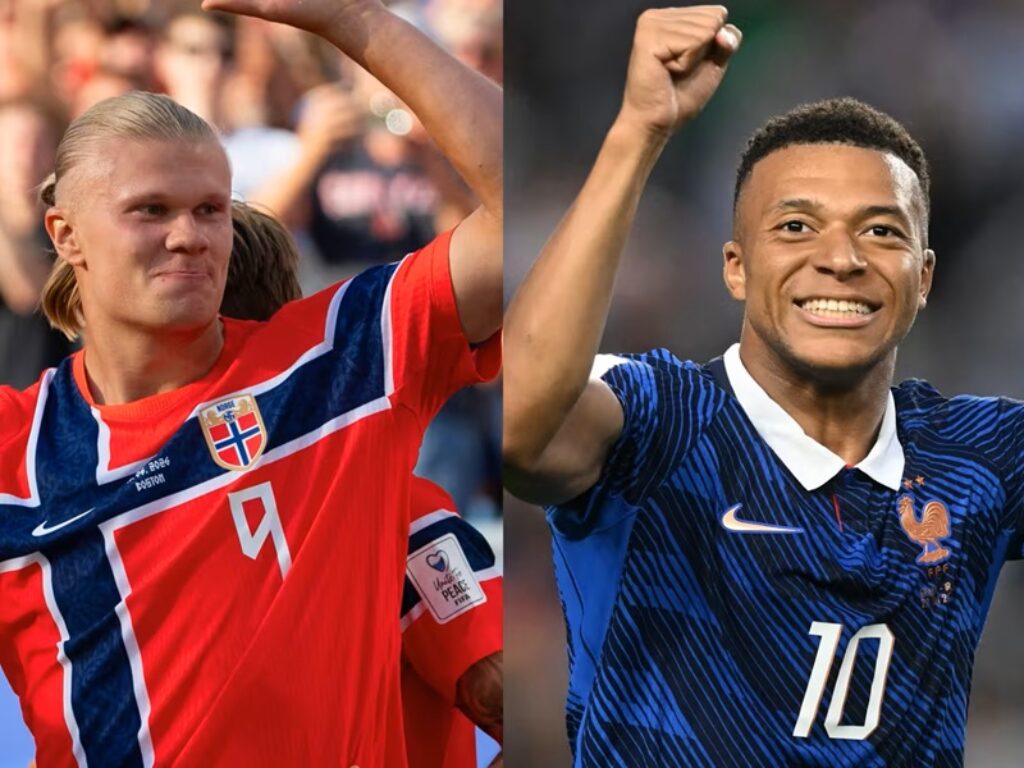 Haaland contro Mbappé