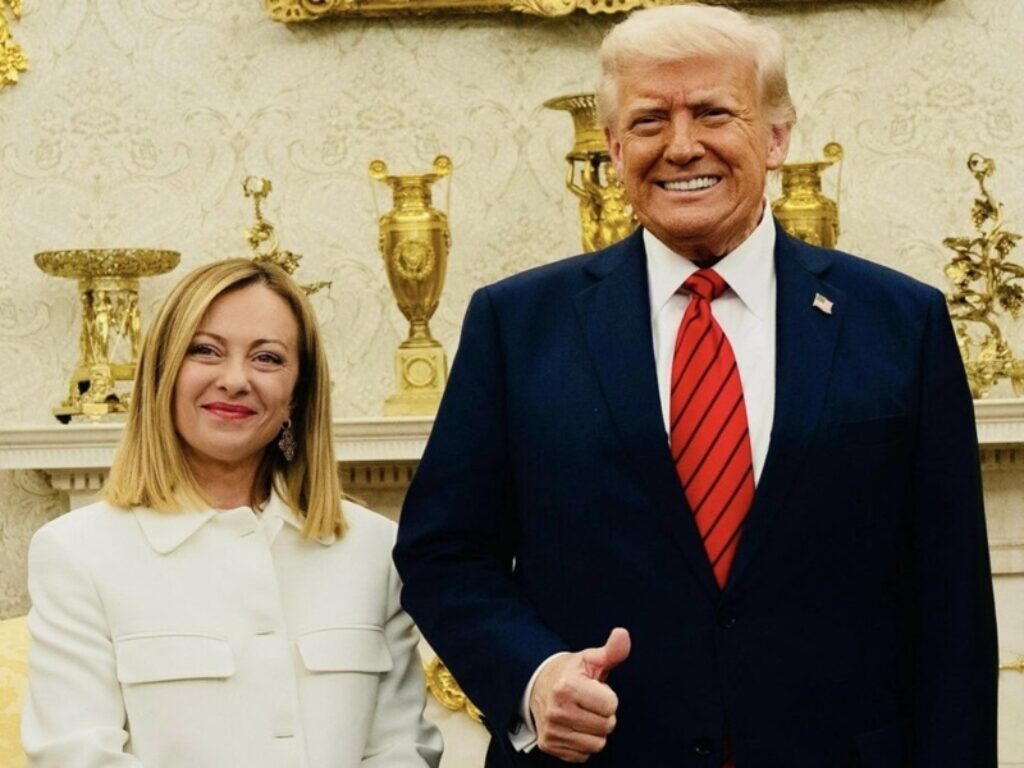 meloni e trump