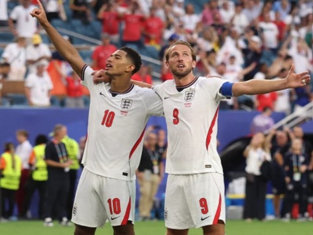 bellingham e kane inghilterra mondiali