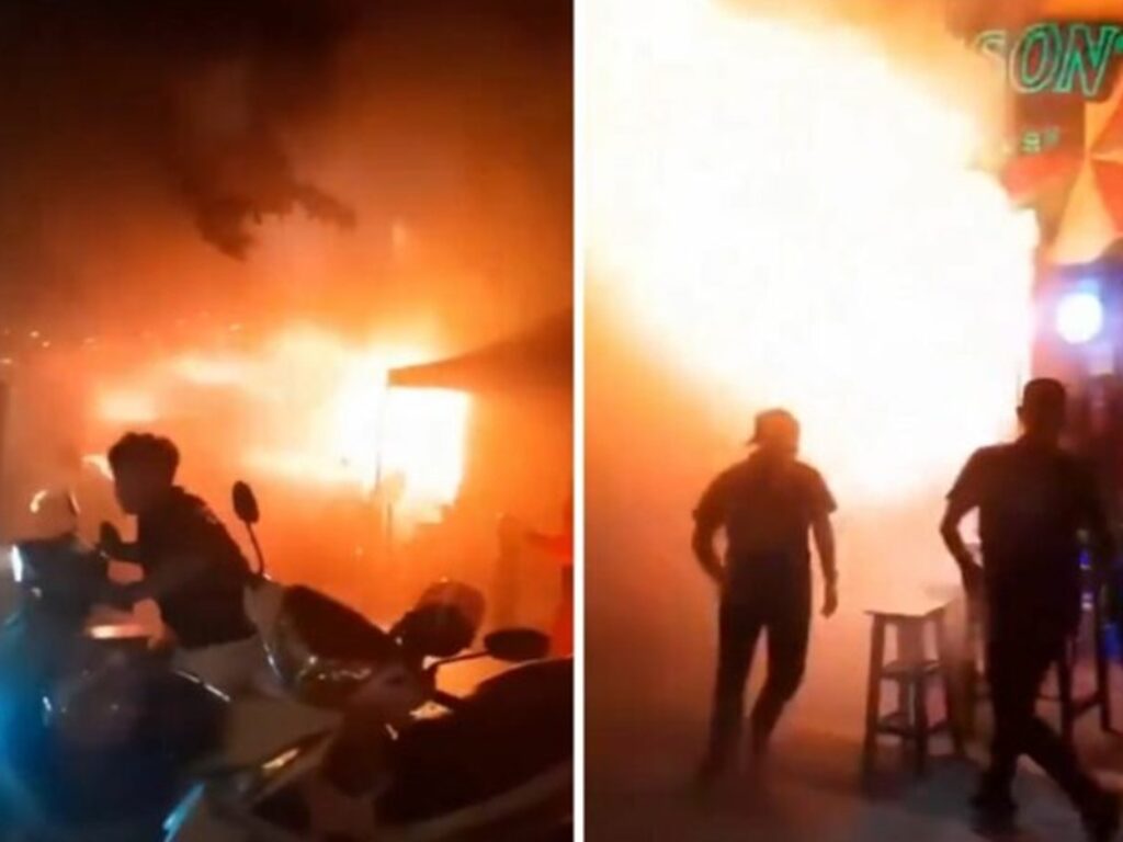 incendio pub bangkok video