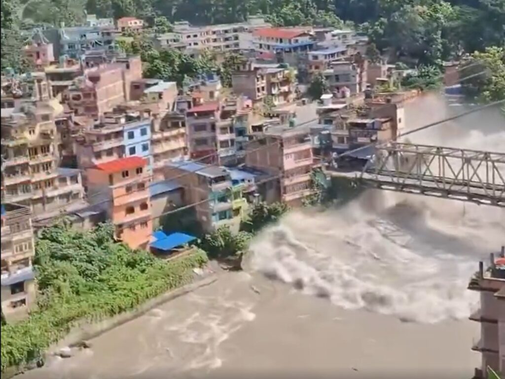 Violenta alluvione in Nepal