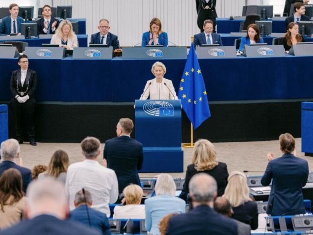 presidente della Commissione europea, Ursula von der Leyen,